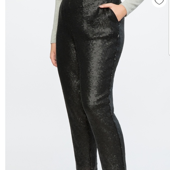 Eloquii Pants - Sequin Joggers Eloquii Pants - Sequin Joggers